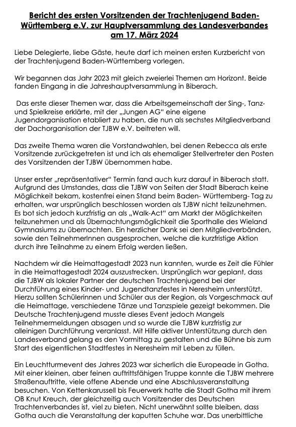 Bericht 2023 TJBW